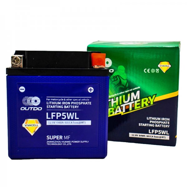 ΜΠΑΤΑΡΙΑ YB5L-BS/LFP5WL LITHIUM IRON OUTDO