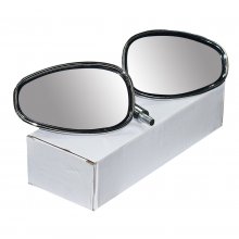 Καθρέπτες ζευγάρι 10mm R/R OVAL χρώμιο