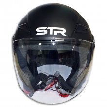 Κράνος Jet STR Pulse Μαύρο Ματ