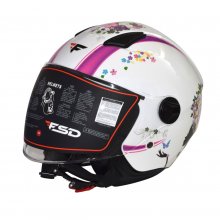 Κράνος Παιδικό Jet FSD 700 9580 Άσπρο FLOWER 22.06 