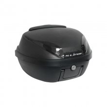 Μπαγκαζιέρα μηχανής  S-LINE KS42N2 42L ΜΑΥΡΗ MATT/CARBON Με Πλάτη