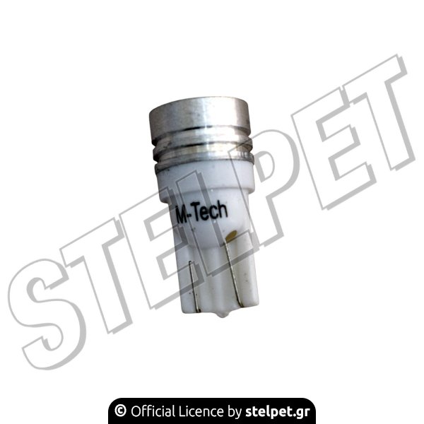 ΛΑΜΠΑ T10 W5W 12V W2.1 X9.5D LED 1xHP ΛΕΥΚΟ(ΚΑΡΦΩΤΟ ΑΚΑΛΥΚΟ) 1ΤΕΜ M-TECH