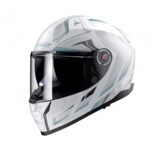 Κράνος LS2 Vector II 811.29 ALISER Άσπρο-Ασημί