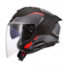 ΚΡΑΝΟΣ LS2 618.20 VERSO II AIR 22.06 ΜΑΥΡΟ / ΚΟΚΚΙΝΟ