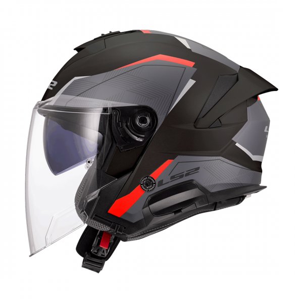 ΚΡΑΝΟΣ O/F LS2 618.20 VERSO II AIR BLACK RED 22.06 L