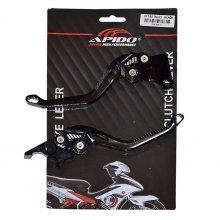 Μανέτες ρυθμιζόμενες ζευγάρι No2 Sym VF185 Apido Racing μαύρες