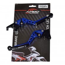 Μανέτες ζευγάρι ρυθμιζόμενες / σπαστές Sym VF 185 Apido Racing μαύρες/μπλε