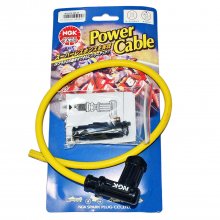 Μπουζόπιπα σιλικόνης ορθή γωνία NGK μαύρη με καλώδιο