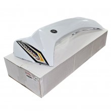 Ποδιά εξωτερική αριστερή λευκή Yamaha Crypton T110 γνήσια