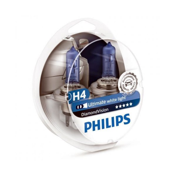 Λάμπα H4 Diamond Vision σετ Philips PH12342DV