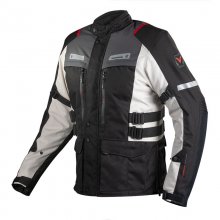 Μπουφάν μηχανής Nordcode Rhyno CE EN 17092 Μαύρο - Γκρι