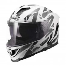ΚΡΑΝΟΣ FULL FACE LS2 STORM III  22.06 KAOS Άσπρο/Γκρί