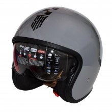 ΚΡΑΝΟΣ jet STR RETRO FLAG γκρι