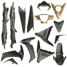 Κοστούμι Sym VF185 Μαύρο Ματ / Χρυσό HLD