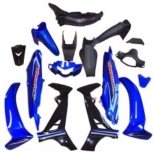 Κοστούμι Yamaha Crypton T110 μπλέ-μαύρο 16ΤΕΜ