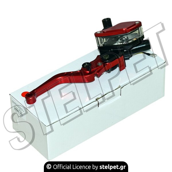 ΤΡΟΜΠΑ ΦΡΕΝΟΥ R ΤΡΙΓΩΝΗ ΜΕΓΑΛΗ ΔΙΑΦΑΝΗ ΡΥΘΜΙΖ. ΜΑΝΕΤΑ ΚΟΚΚΙΝΗ CNC