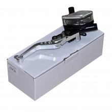 Τρόμπα φρένου universal τρίγωνη ρυθμιζόμενη CNC ασημί