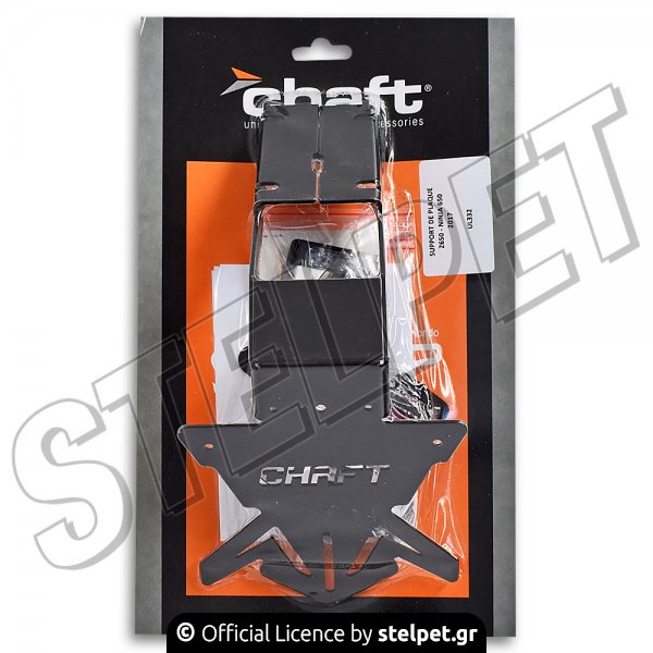 Βάση πινακίδας μηχανής Kawasaki Z650 / Ninja 650 '17 Chaft UL332