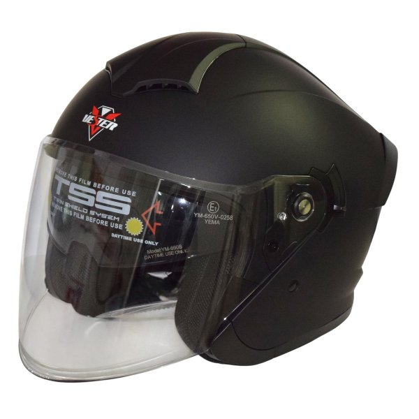 ΚΡΑΝΟΣ VESTER JET YM-650 ECE 22.06 MAT BLACK S