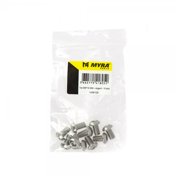 ΒΙΔΕΣ ΑΛΕΝ M6x10mm ΑΣΗΜΙ ΣΙΔΕΡΕΝΙΑ 10ΤΕΜ