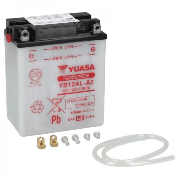 ΜΠΑΤΑΡΙΑ YUASA YB12AL Α2 ΜΕ ΞΕΧ ΥΓΡΑ TAIWAN