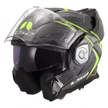 Κράνος Ανοιγόμενο Carbon LS2 Advant X FUTURE II HV Κίτρινο 22.06