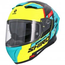 Κράνος Shiro ALPHA RACER ONE Mατ Μπλέ ECE 22.06