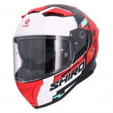 Κράνος Shiro ALPHA RACER ONE Mατ Κόκκινο ECE 22.06