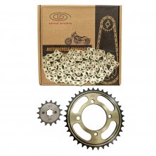 ΑΛΥΣΙΔΟΓΡΑΝΑΖΑ ΣΕΤ CRYPTON 105 37x15T 428H-100L Χρυσά HUA-DING