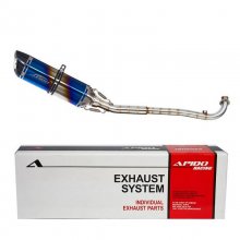 Εξάτμιση SYM VF125 E4/E5 (019/1085 COLOUR) APIDO Racing NEW GEN