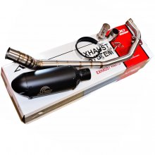 Εξάτμιση Honda GTR 150 (012/1230 BLACK) APIDO Racing NEW GEN