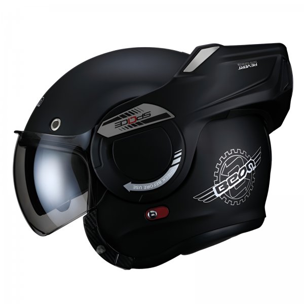 ΚΡΑΝΟΣ FLIP-UP BEON B-707 (ΕΣ/ΚΗ ΦΥΜΕ ΖΕΛΑΤΙΝΑ) BLACK MAT S