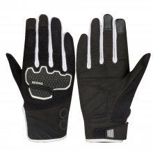 Γάντια μηχανής BERING BREEZE Άσπρο Μαύρο