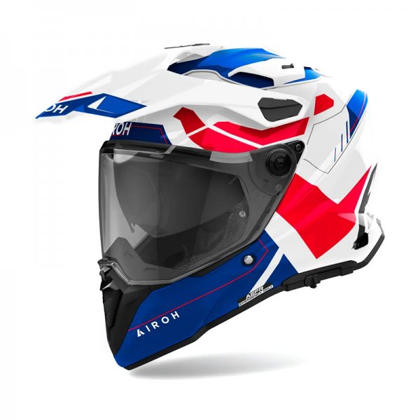 ΚΡΑΝΟΣ (ECE 22.06) COMMANDER 2 REVEAL BLUE/RED GLOSS AIROH L