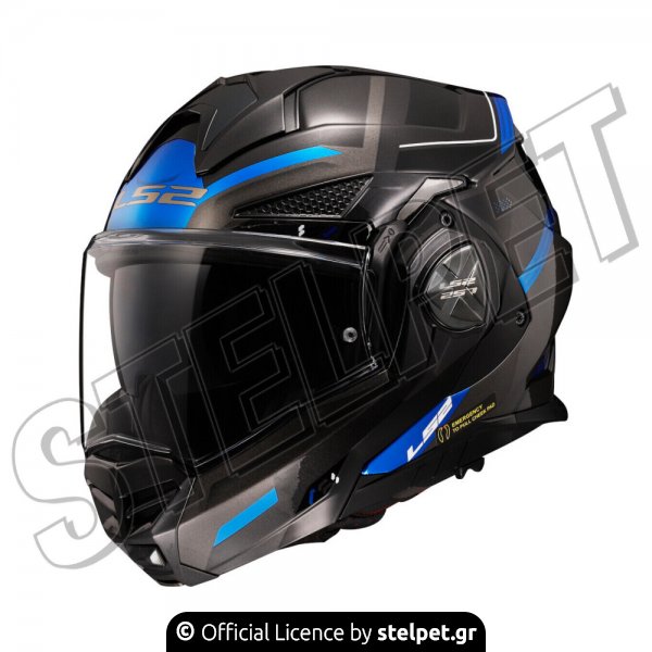 ΚΡΑΝΟΣ ΑΝΟΙΓΩΜΕΝΟ LS2 901.21 ADVANT X SPECTRUM 22.06 BLACK/TIT/BLUE L