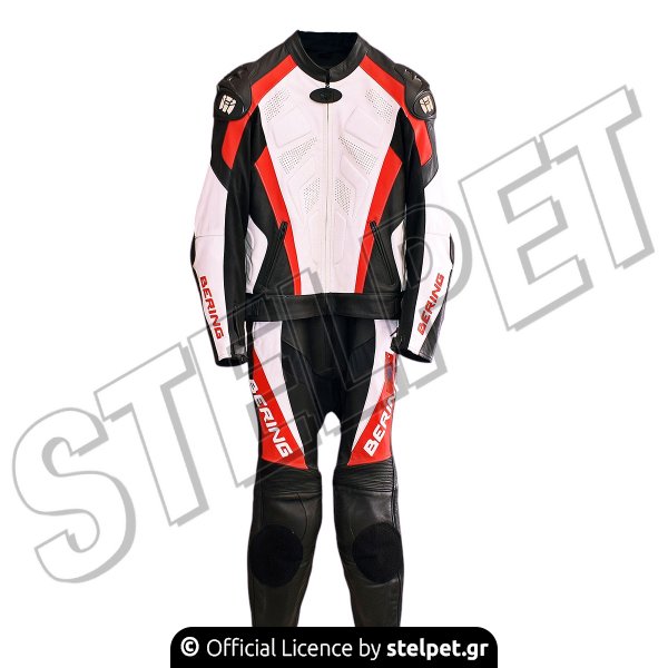 ΦΟΡΜΑ ΔΙΑΙΡΟΥΜΕΝΗ ΔΕΡΜΑΤΙΝΗ BERING ΜΑΥΡΟ-ΑΣΠΡΟ-ΚΟΚΚΙΝΟ XL