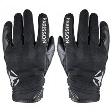 Γάντια μηχανής Harisson Splash Evo 2 μαύρα - λευκά