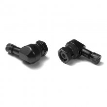 Βαλβίδες Τροχού CHAFT Αλουμινίου Γωνιακές Μαύρες IN1822