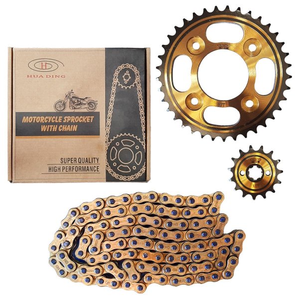 ΑΛΥΣΙΔΟΓΡΑΝΑΖΑ ΣΕΤ INNOVA / SYM VF 125 37x15T 428H-106L GOLD