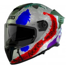 ΚΡΑΝΟΣ AXXIS FF122 ECE 22.06 HAWK EVO SICK JOKE A2 MATT ΓΚΡΙ