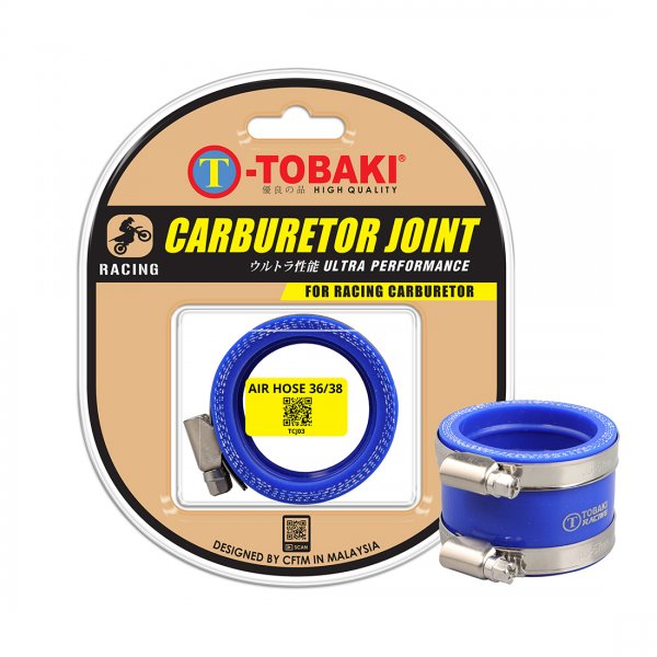 ΚΟΛΑΡΟ ΚΑΡΜΠΥΡΑΤΕΡ RACING ΜΠΛΕ 36/38ΜΜ TOBAKI