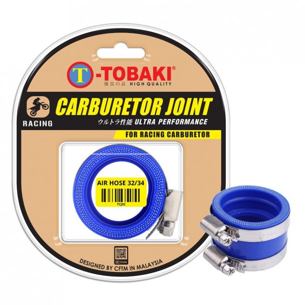 ΚΟΛΑΡΟ ΚΑΡΜΠΥΡΑΤΕΡ RACING ΜΠΛΕ 32/34MM TOBAKI