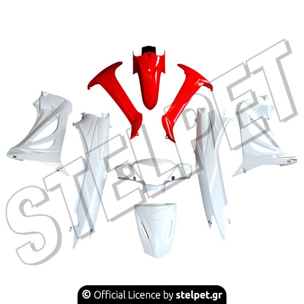 ΚΟΥΣΤΟΥΜΙ MDN KRISS 125 EFI (INJECTION) ΚΟΚΚΙΝΟ / ΑΣΠΡΟ