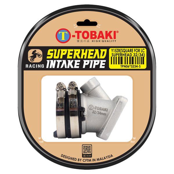 ΛΑΙΜΟΣ INJECTION SUPERHEAD LC135 (32/34MM)(ΤΕΤΡΑΓ./OVAL) TOBAKI