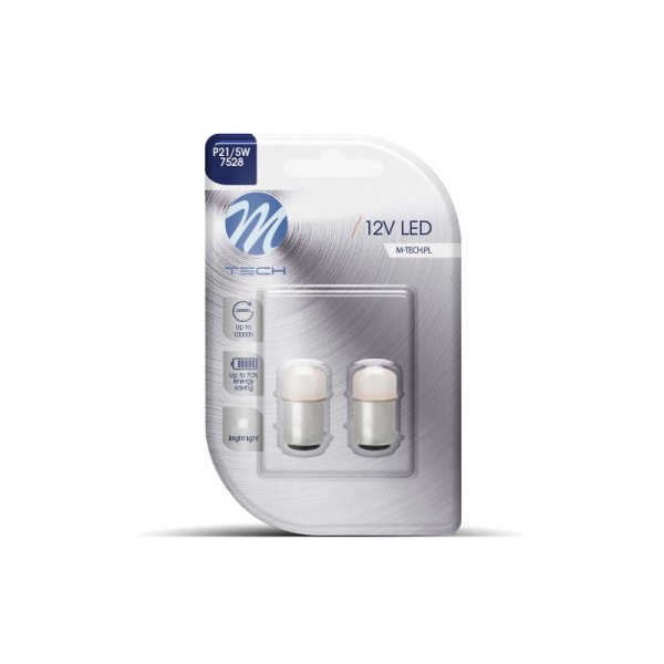 ΛΑΜΠΑ STOP 12V 21/5W LED ΚΟΚΚΙΝΟ BAY15d 9xSMD3014 BLISTER