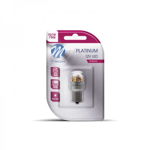 ΛΑΜΠΑ P21W 12/24V Ba15s 2,8W 450Iγια M 15xSMD LED CAN-BUS