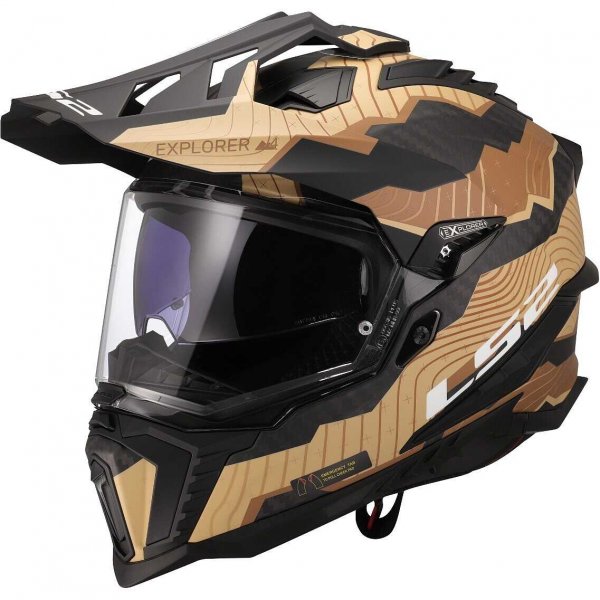 ΚΡΑΝΟΣ END CARBON LS2 EXPLORER TRICK 22.06 BROWN SAND M