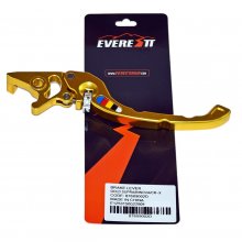 Μανέτα δεξιά ρυθμιζόμενη Type-2 Honda Supra 100 / Honda Innova 125 / Yamaha Crypton-X 135 Everestt χρυσή