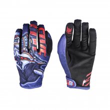 Γάντια μηχανής  MXF4 DEMON MIDNIGHT Κόκκινο FIVE