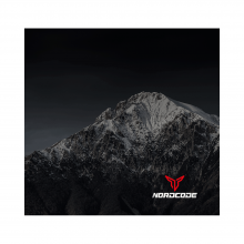 Φουλάρι Nordcode_ Tube neck 5 Mountain μαύρο/γκρι